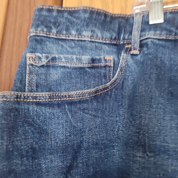 Old Navy Plus Size High-Rise Denim Skirt: NWT: Dark Blue: SZ 28 - Picture 2 of 5